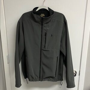 Polo by Ralph Lauren Men's Charcoal Windbreaker